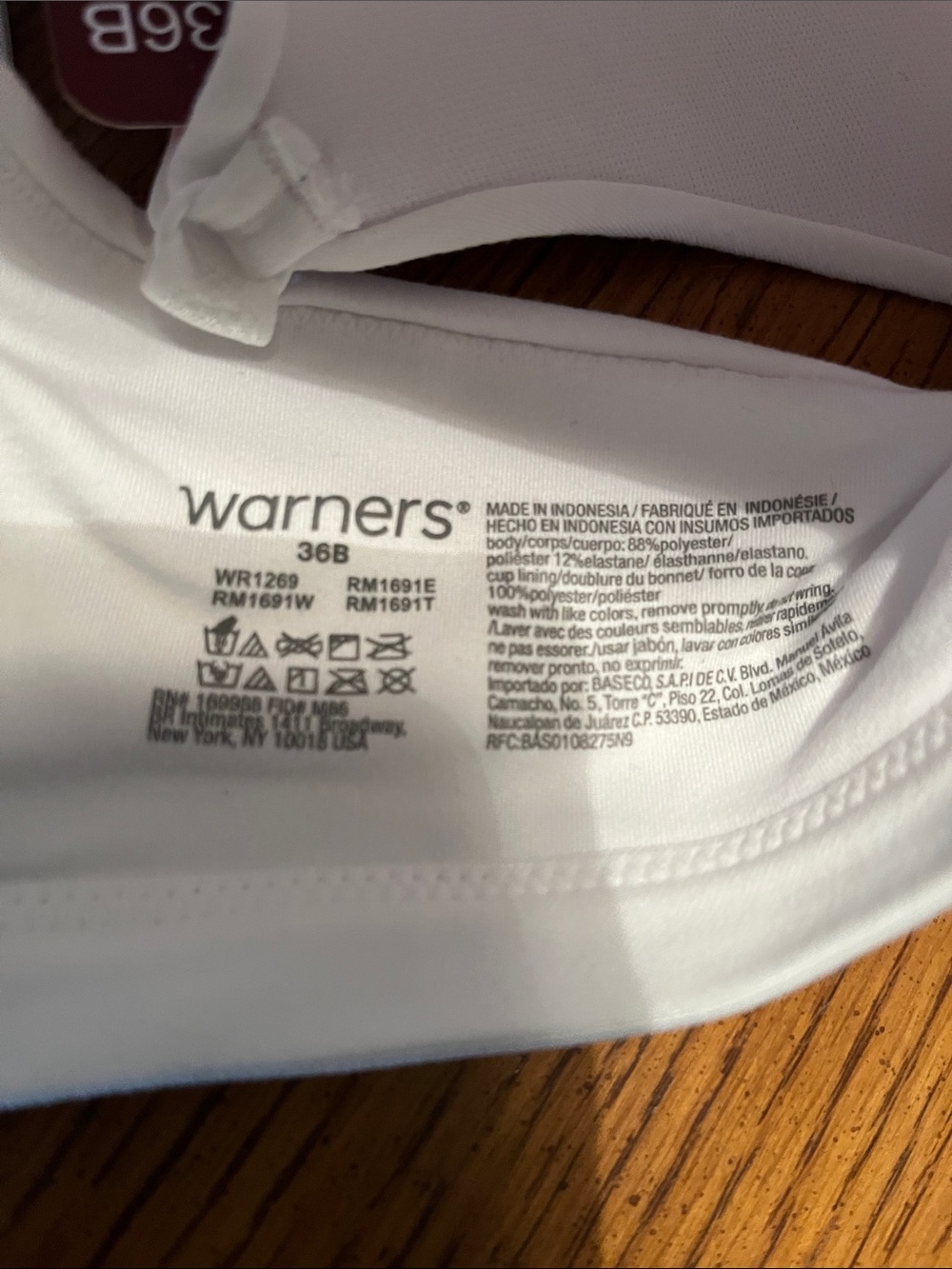 Warners Bra, 36B, NWT - Picture 4 of 4